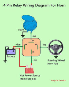 4 Pin Relay Wiring Diagram & 5 Pin Relay Wiring Diagram